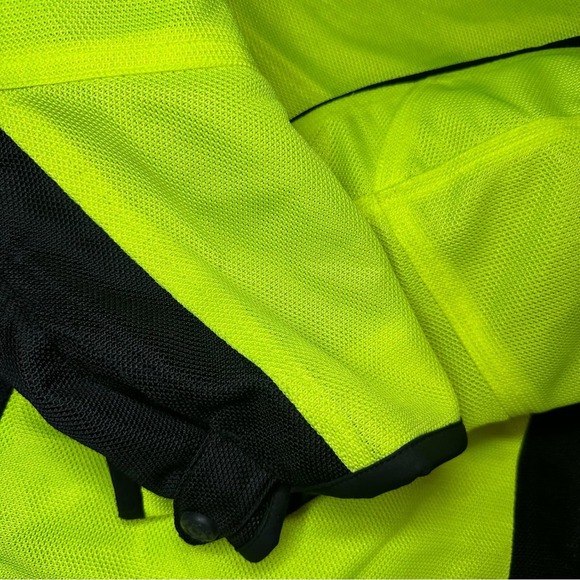 Firstgear Polyester Neon Green Mesh Utility Motorcycle Jacket - Picture 9 of 16